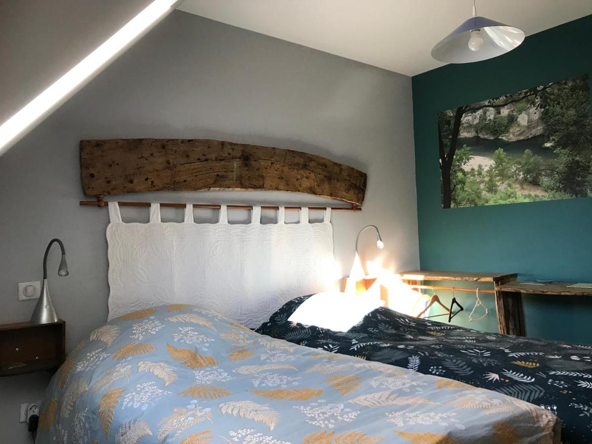 Chambre D'Hotes Le Cascadou Banassac Exteriör bild